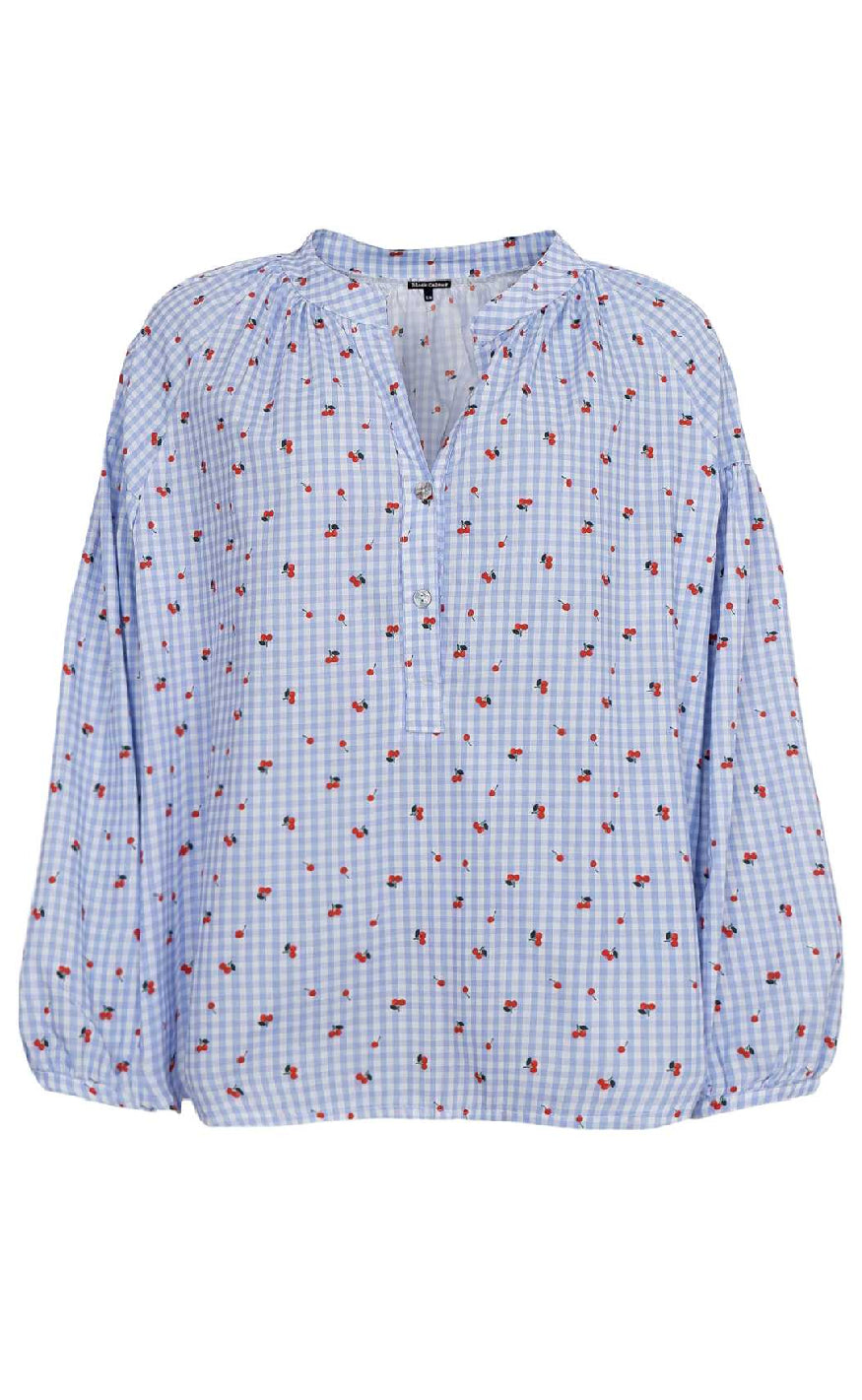 Skjorte   Witty   Blue Cherry fra Black Colour