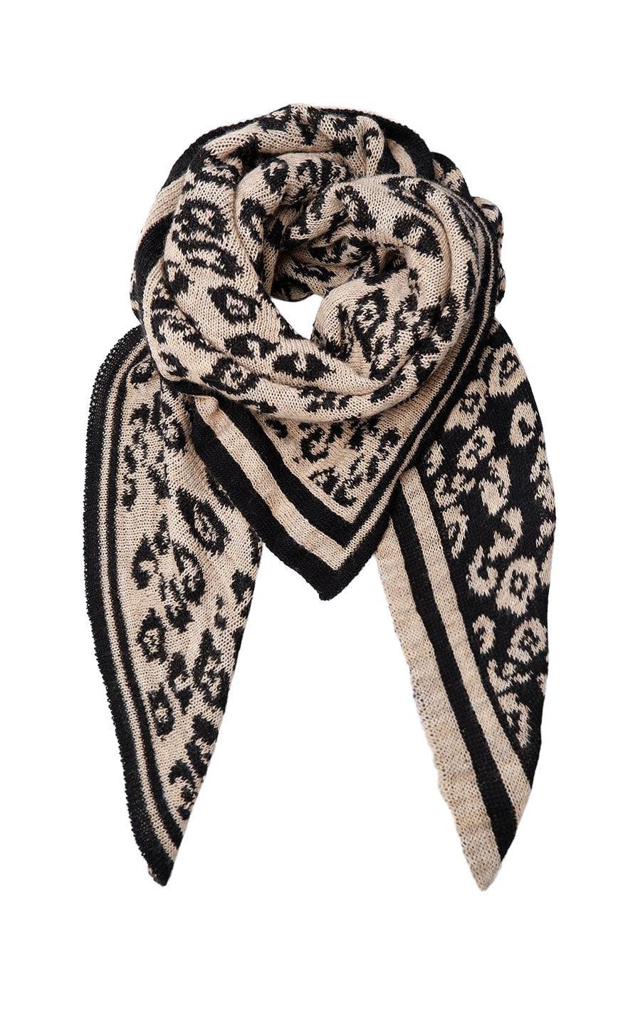 Tørklæde   Bex Leo   Latte Black fra Black Colour
