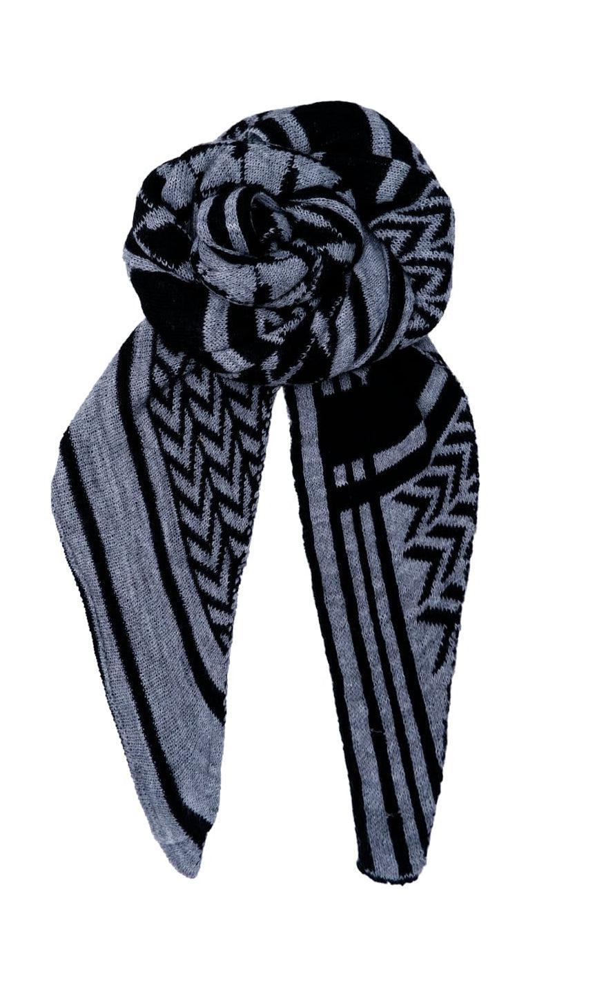 Tørklæde   Bex Triangle   Grey fra Black Colour