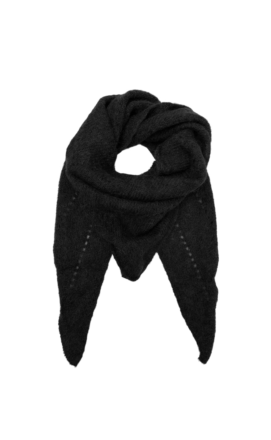Tørklæde   Dell Knitted Mini   Black fra Black Colour