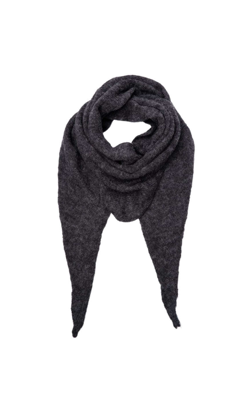 Tørklæde   Dell Medium   Dk. Grey Melange fra Black Colour