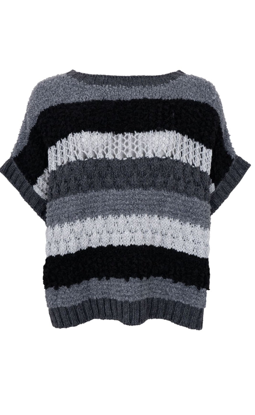 Vest Heidi Dark Grey fra Black Colour