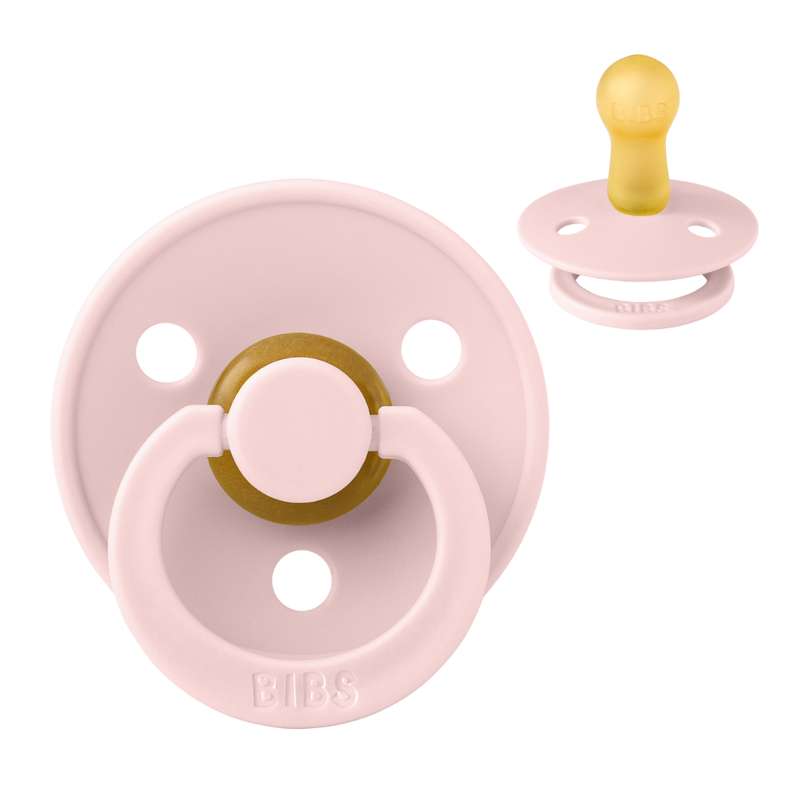 Rund Colour Sut   Str. 2   Naturgummi   Blossom fra Bibs