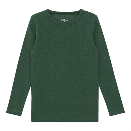 Rib Bluse Platan Grøn fra Birkholm
