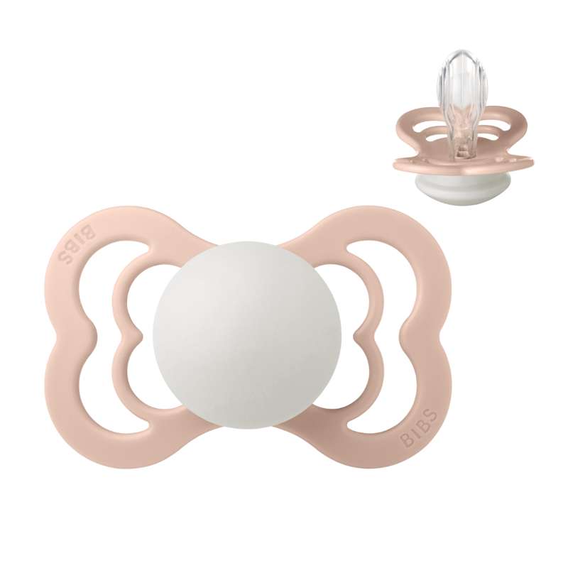 Supreme Sut   Str. 2   Silikone   Glow   Blush fra Bibs