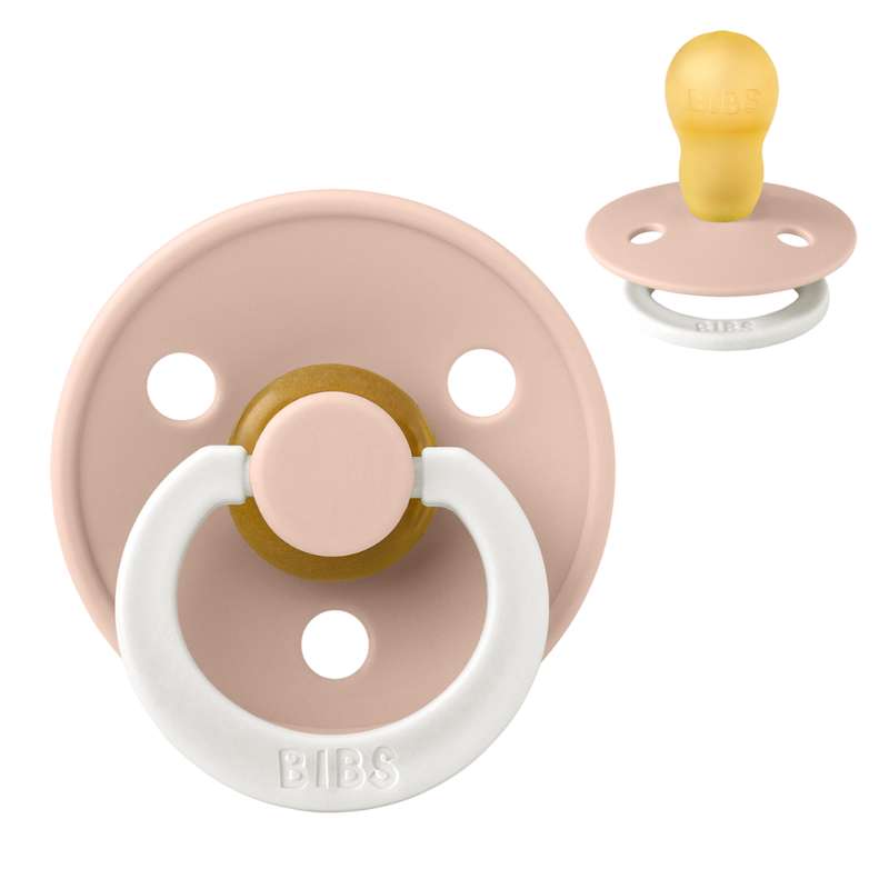 Rund Colour Sut   Str. 3   Naturgummi   Glow   Blush fra Bibs