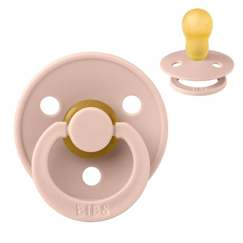 Rund Colour Sut   Str. 3   Naturgummi   Blush fra Bibs