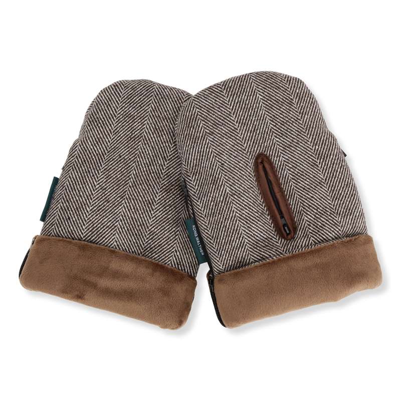 østerbro Handsker   Tweed Brown fra Kongwalther