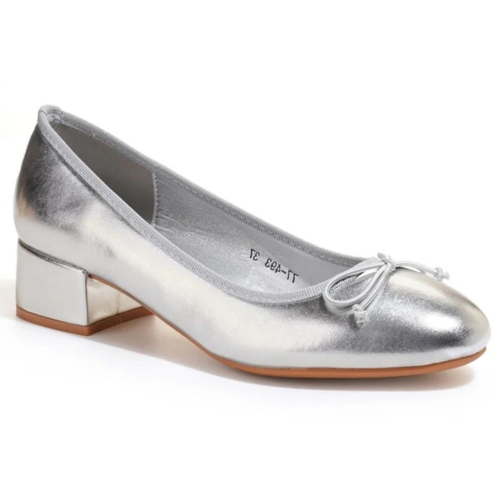 Camille Dame Plateau Sko 77 493 Silver fra Shoes