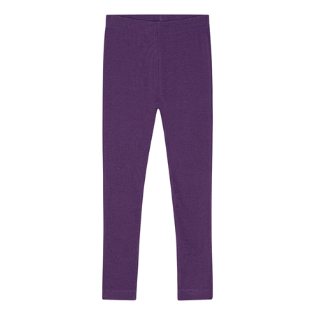 Rib Leggings Vindrue Lilla fra Birkholm