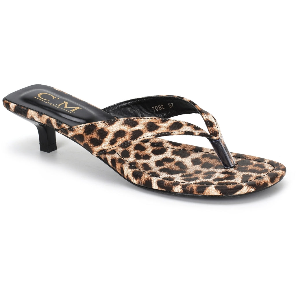 Clarinda Dame Stiletter 7082   Leopard fra Shoes