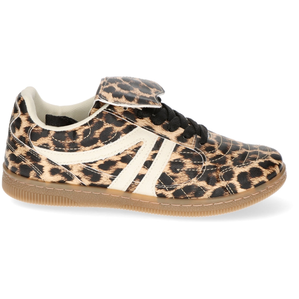 Claudia Dame Sneakers 1197   Leopard fra Shoes