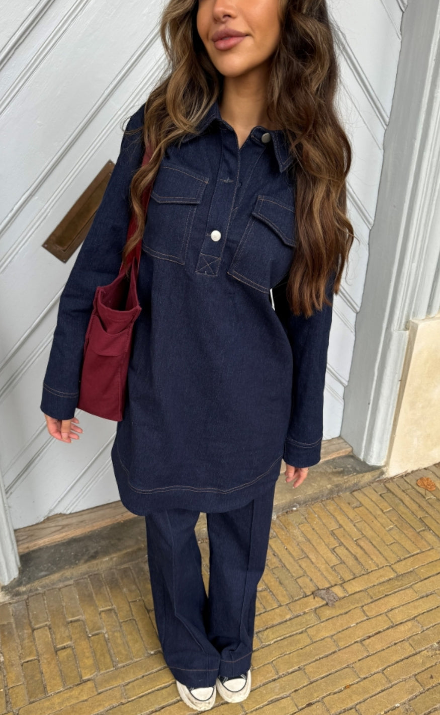 Kjole Katja Denim Blue fra Continue