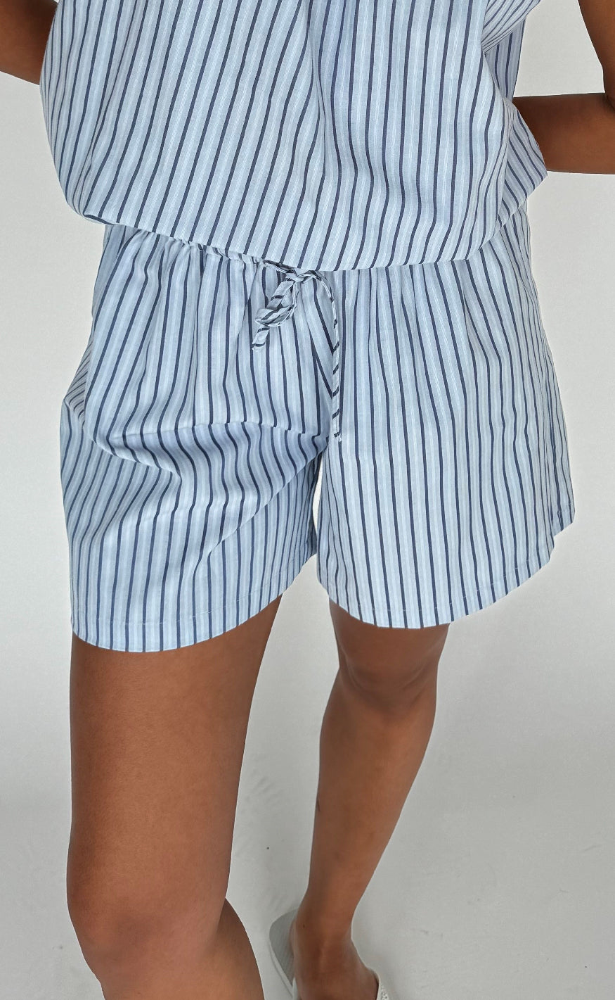 Shorts   Lis   Blue Stripe fra Continue