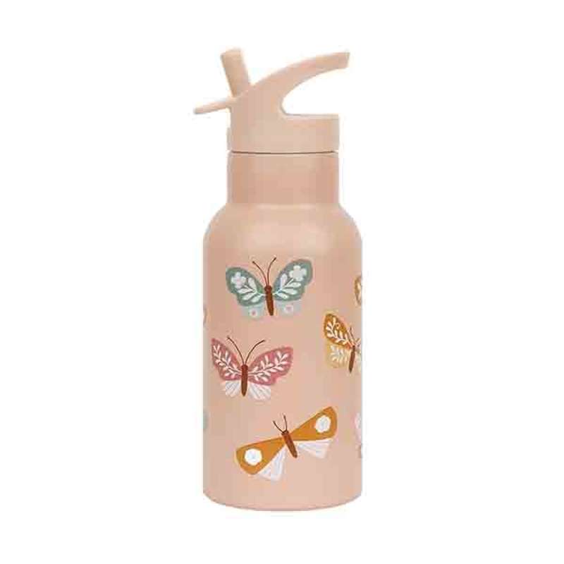 Termodrikkedunk   350 Ml.   Butterflies   Rosa fra A Little Lovely Company