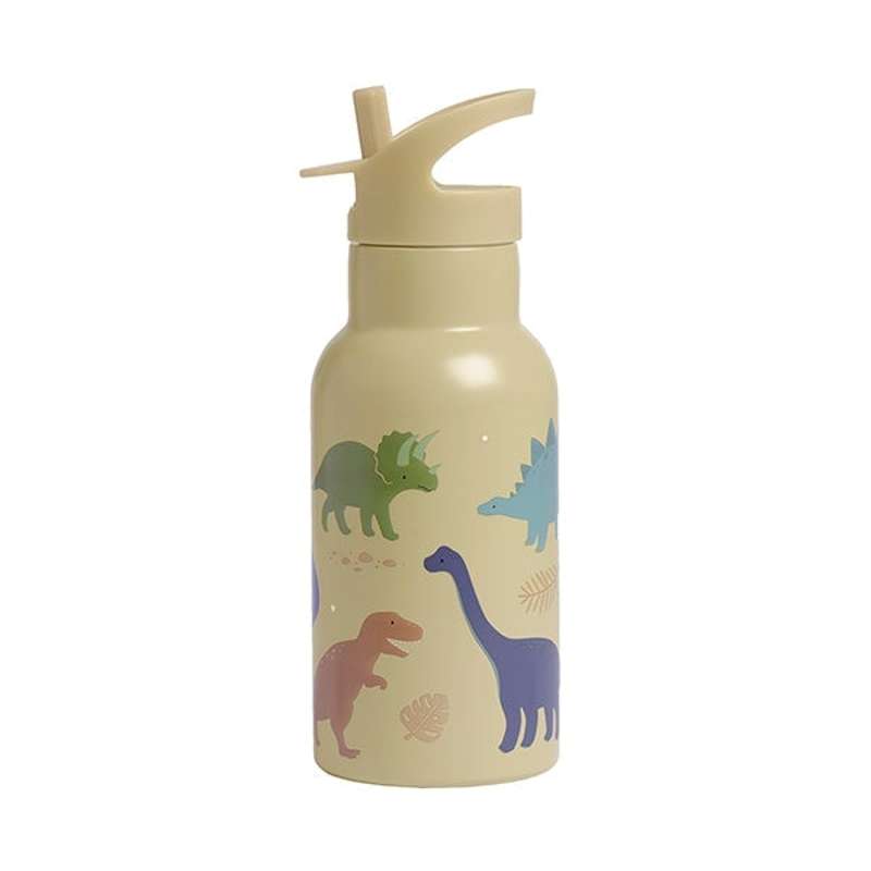 Termodrikkedunk   350 Ml.   Dinosaur   Oliven fra A Little Lovely Company