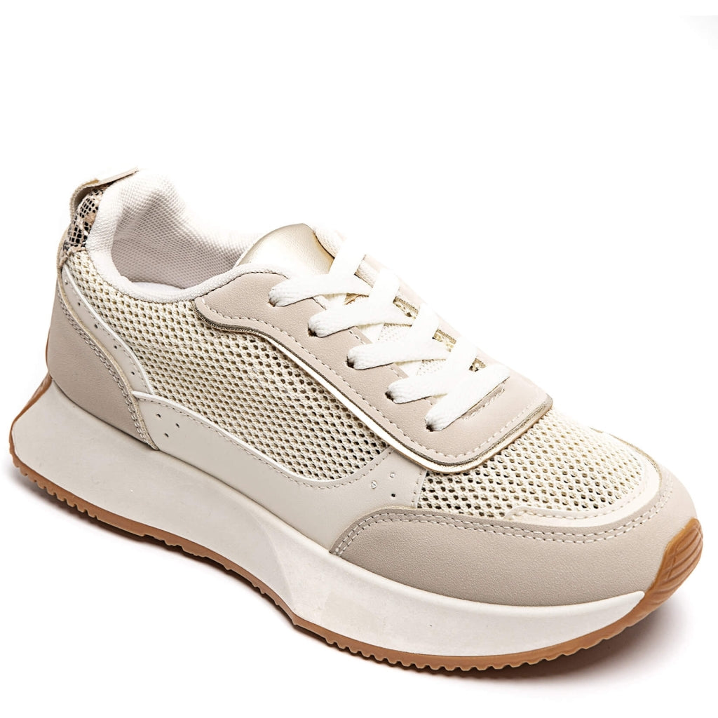 Dagmar Dame Sneakers 8960   Beige fra Shoes