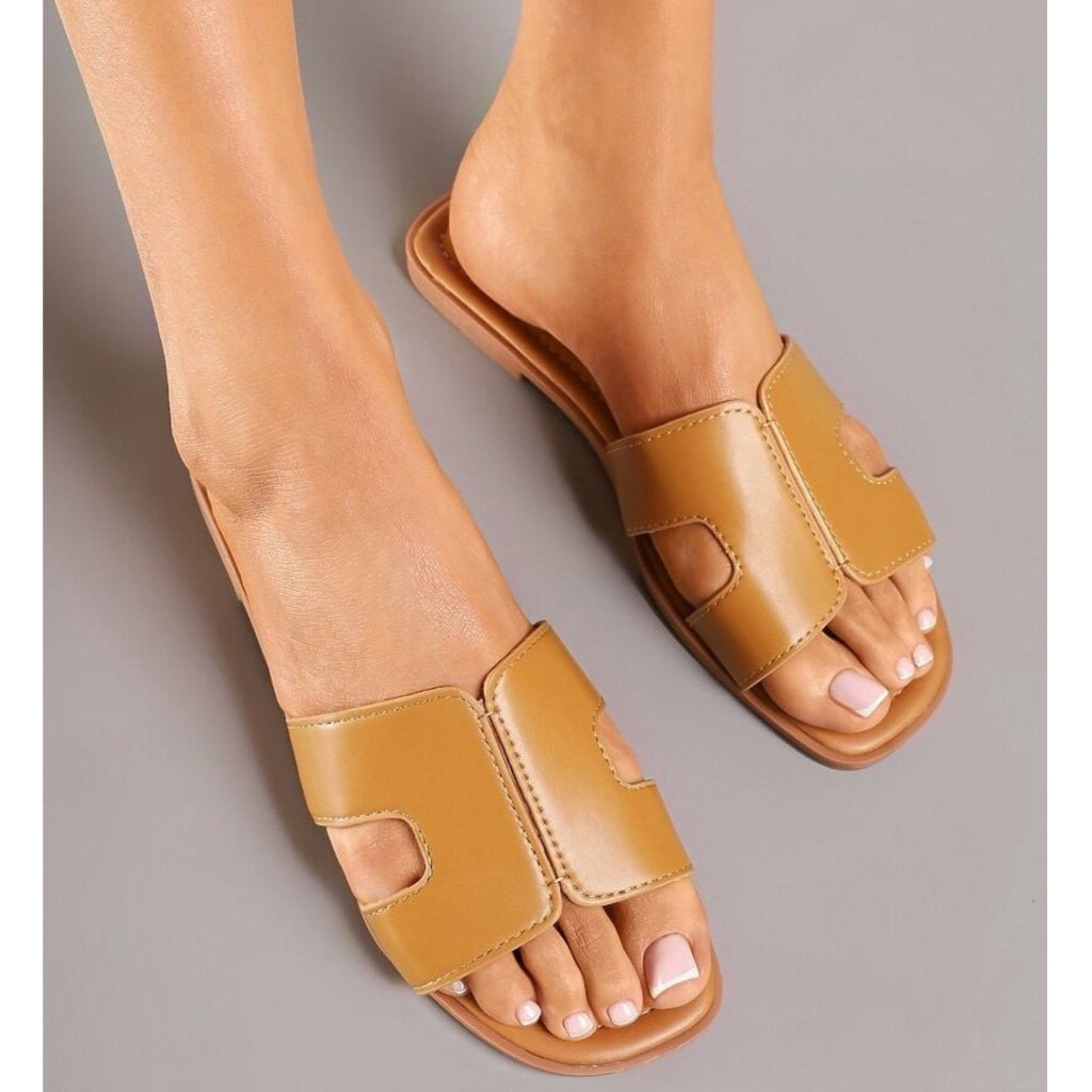 Daisy Dame Sandaler Dm460   Camel fra Shoes