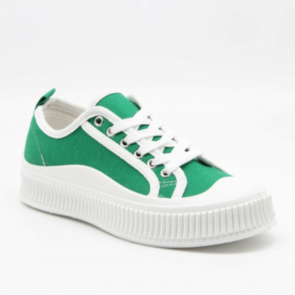 Dame Sneakers 2667   Green fra Shoes