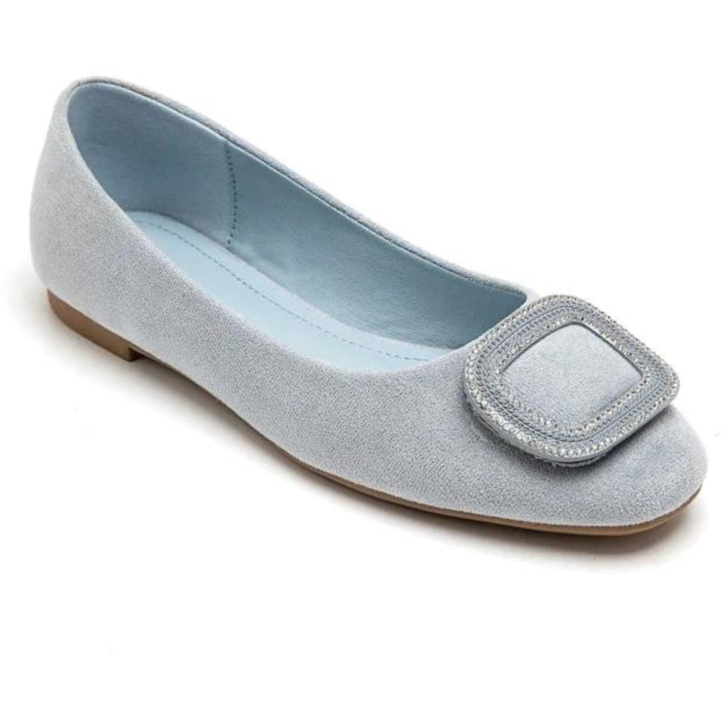 Vigga Dame Ballerinasko 5500   Blue fra Shoes