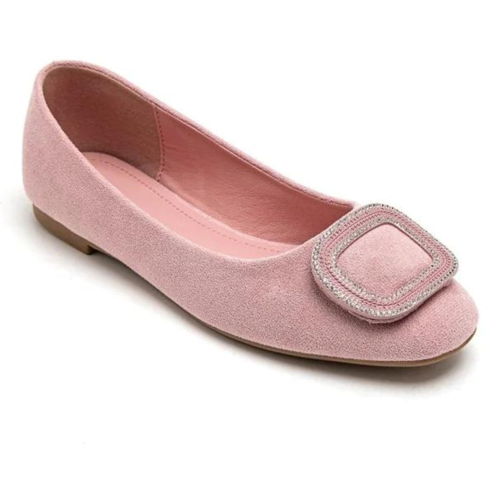 Vigga Dame Ballerinasko 5500   Pink fra Shoes