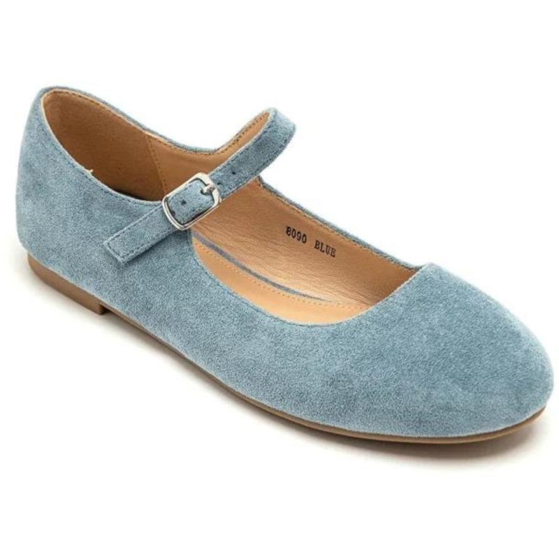 Sisse Dame Ballerinasko 8090   Blue fra Shoes