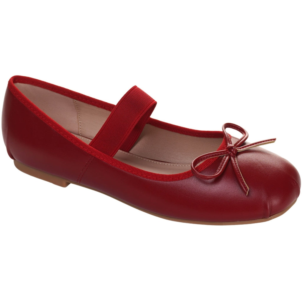 Marina Dame Ballerinasko 8149   Red fra Shoes