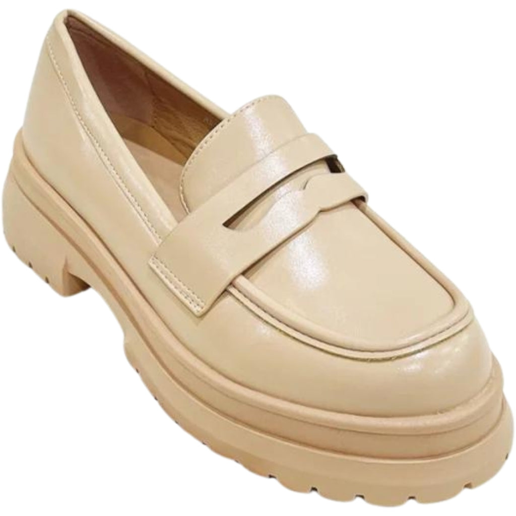 åse Dame Loafers Hx17   Kaki fra Shoes