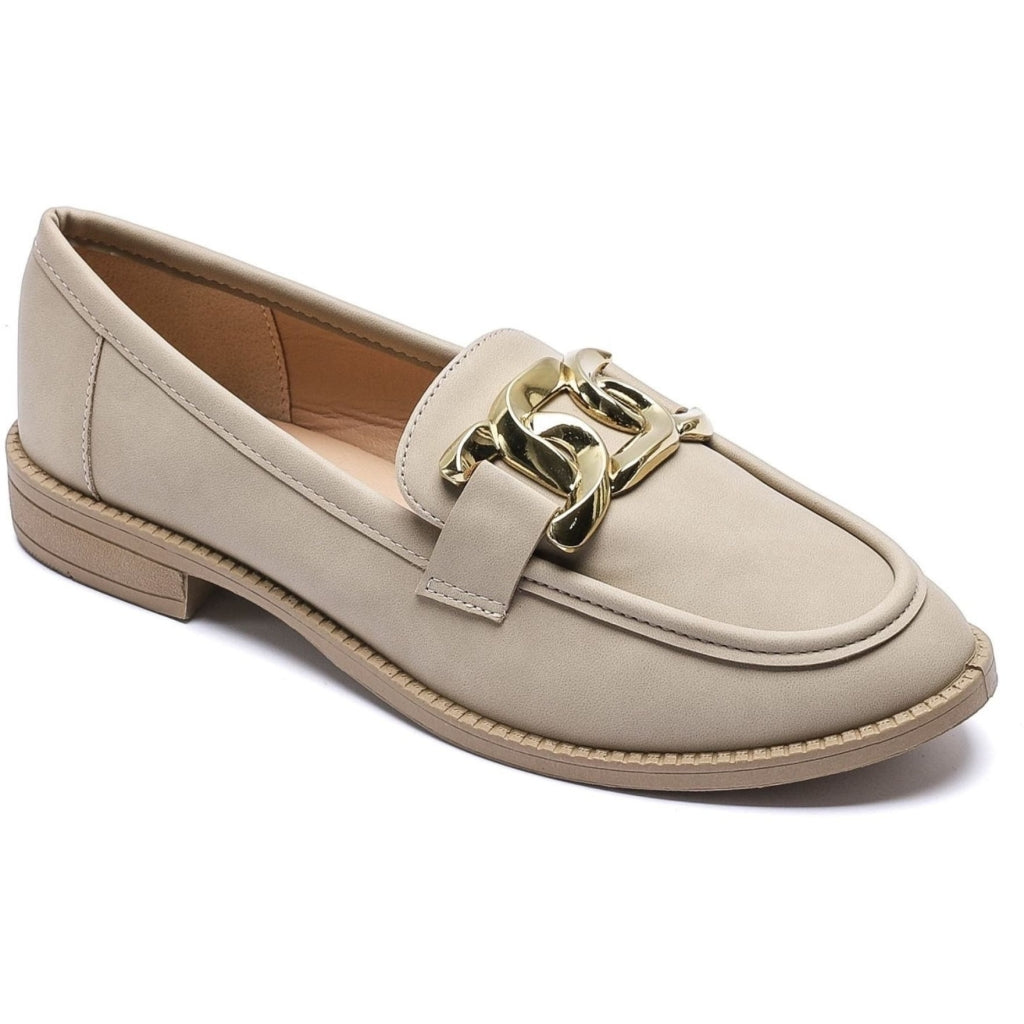 Hannah Dame Loafers Vg260 Kaki fra Shoes
