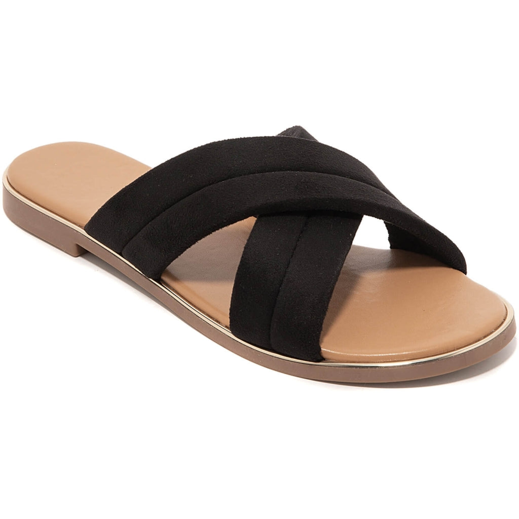 Dame Sandal 2766   Black fra Shoes