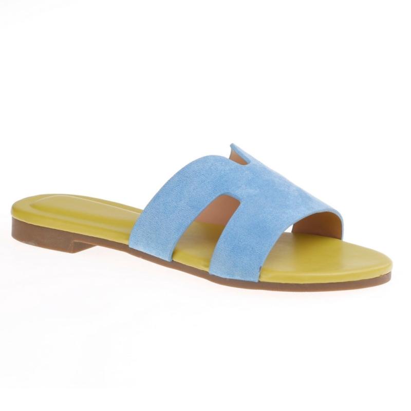 Dame Sandal 5121   Blue fra Shoes