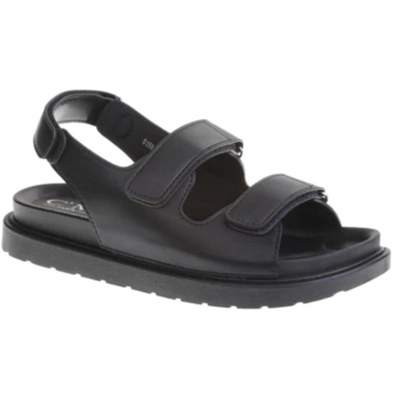 Lippa Dame Sandal 5159   Black fra Shoes
