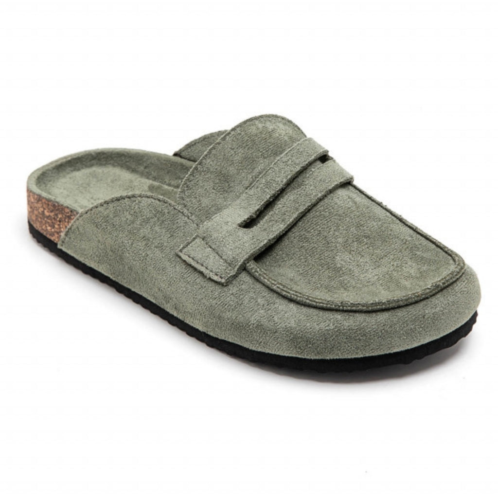 Bine Dame Loafers 7218   Green fra Shoes