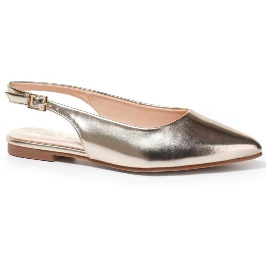 Isa Dame Sko 8193   Gold fra Shoes