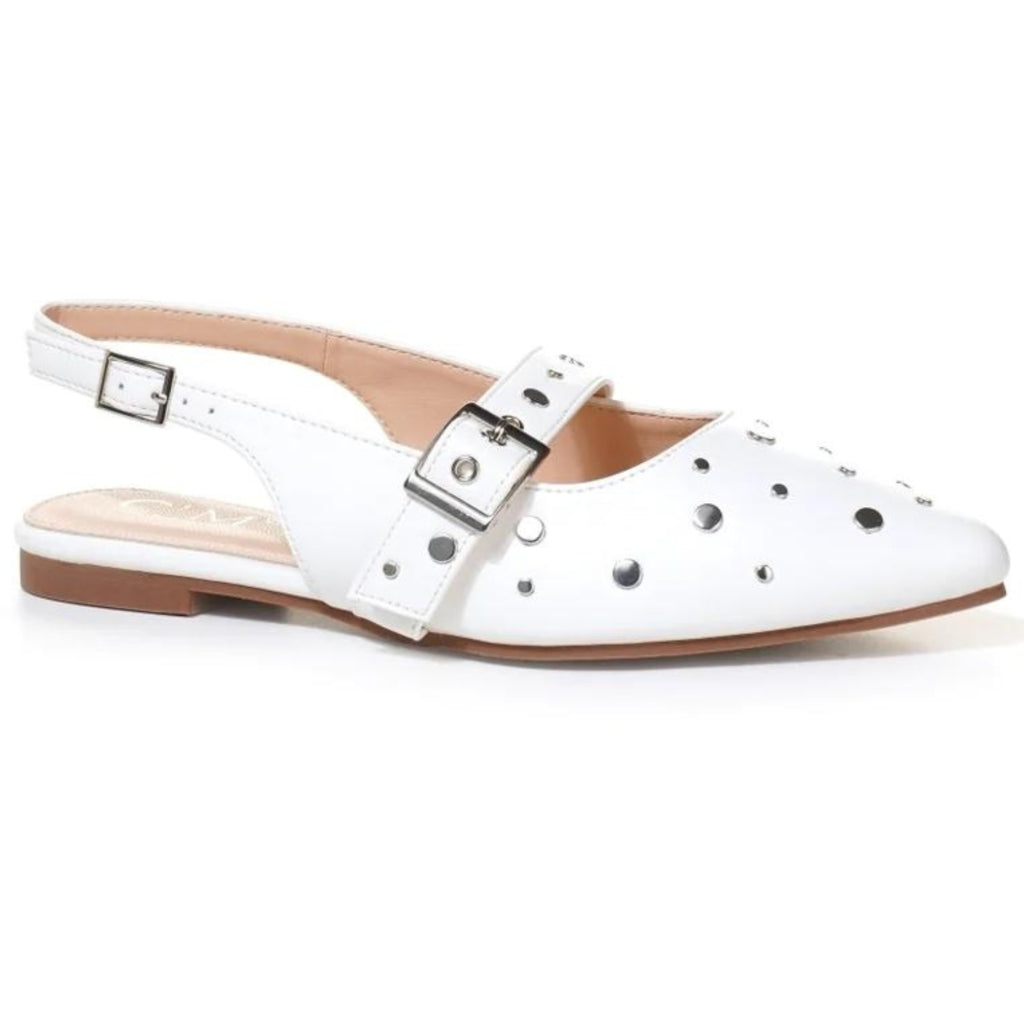 Sophie Dame Sandaler 8195   White fra Shoes