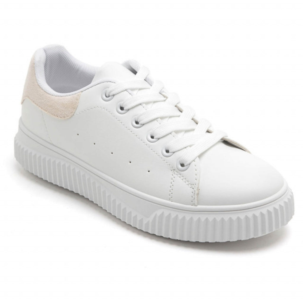 Carla Dame Sneakers 2793   Beige fra Shoes