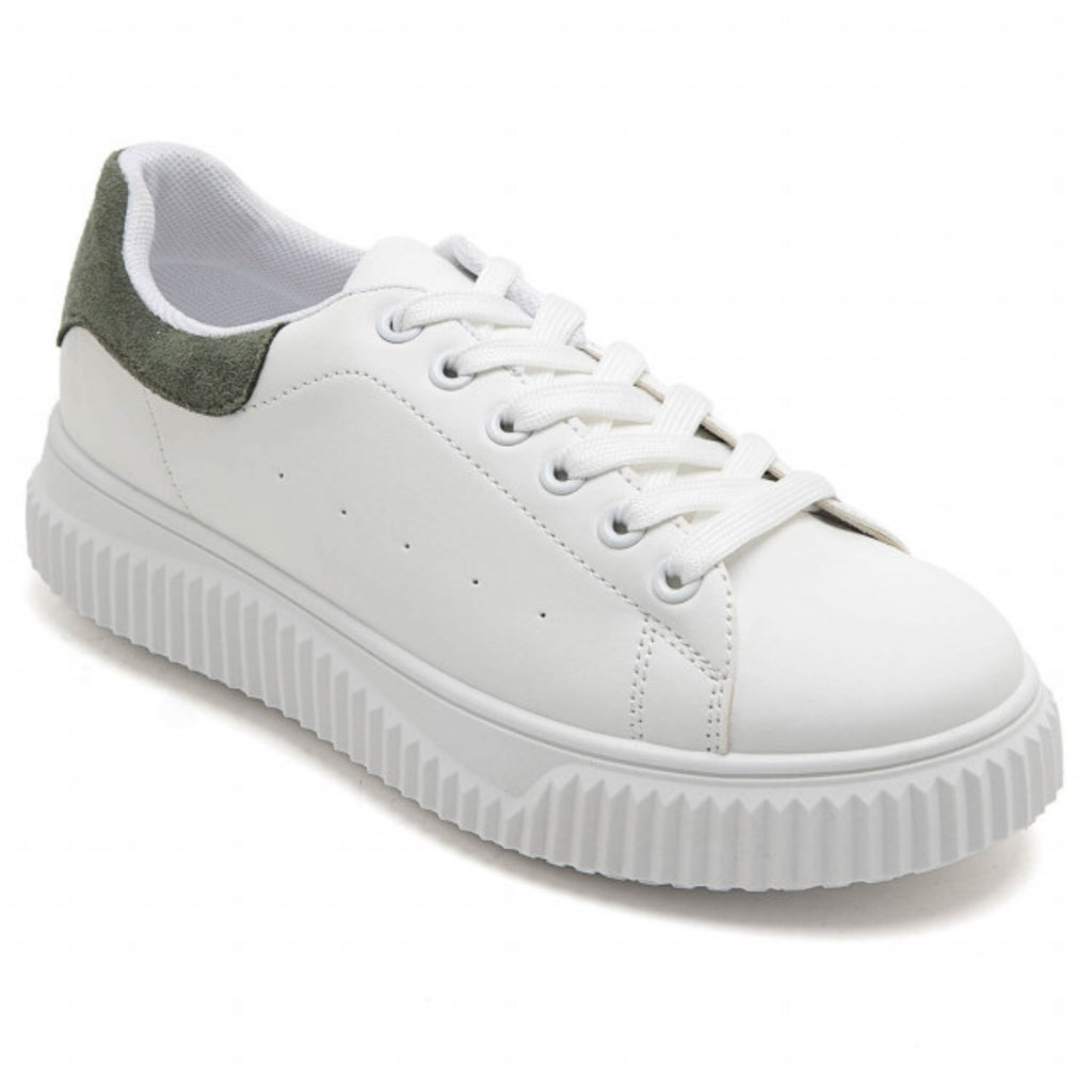 Carla Dame Sneakers 2793   Green fra Shoes