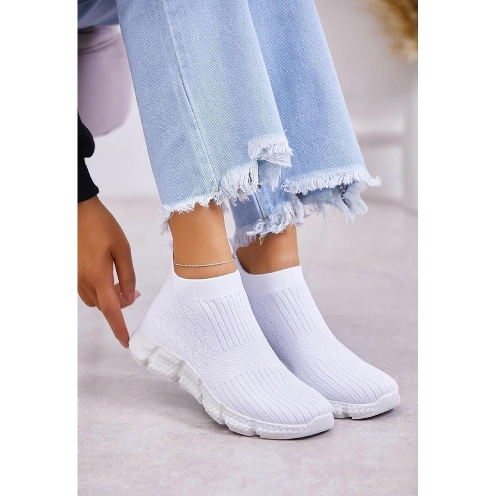 Nanna Dame Sneakers 3609   White fra Shoes