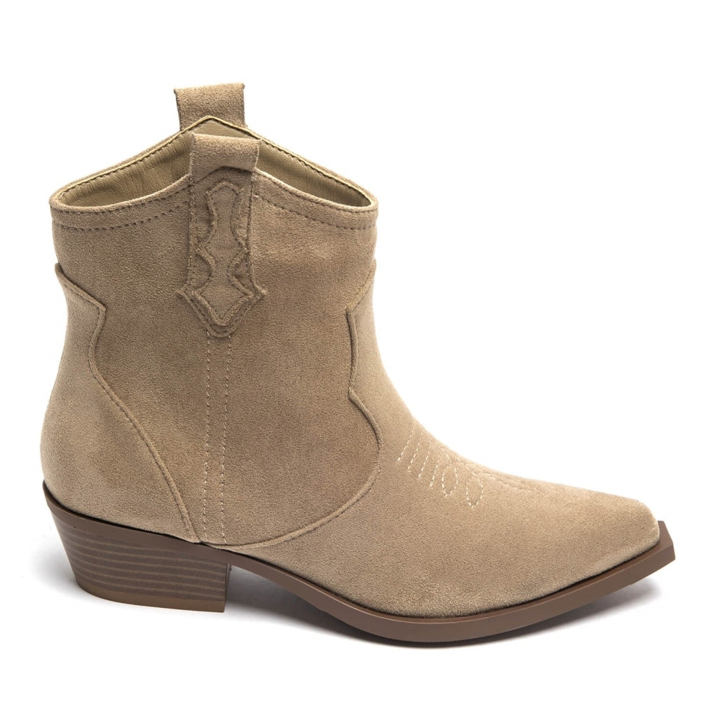 Vanessa Dame Cowboystøvler 9653a   Kaki fra Shoes