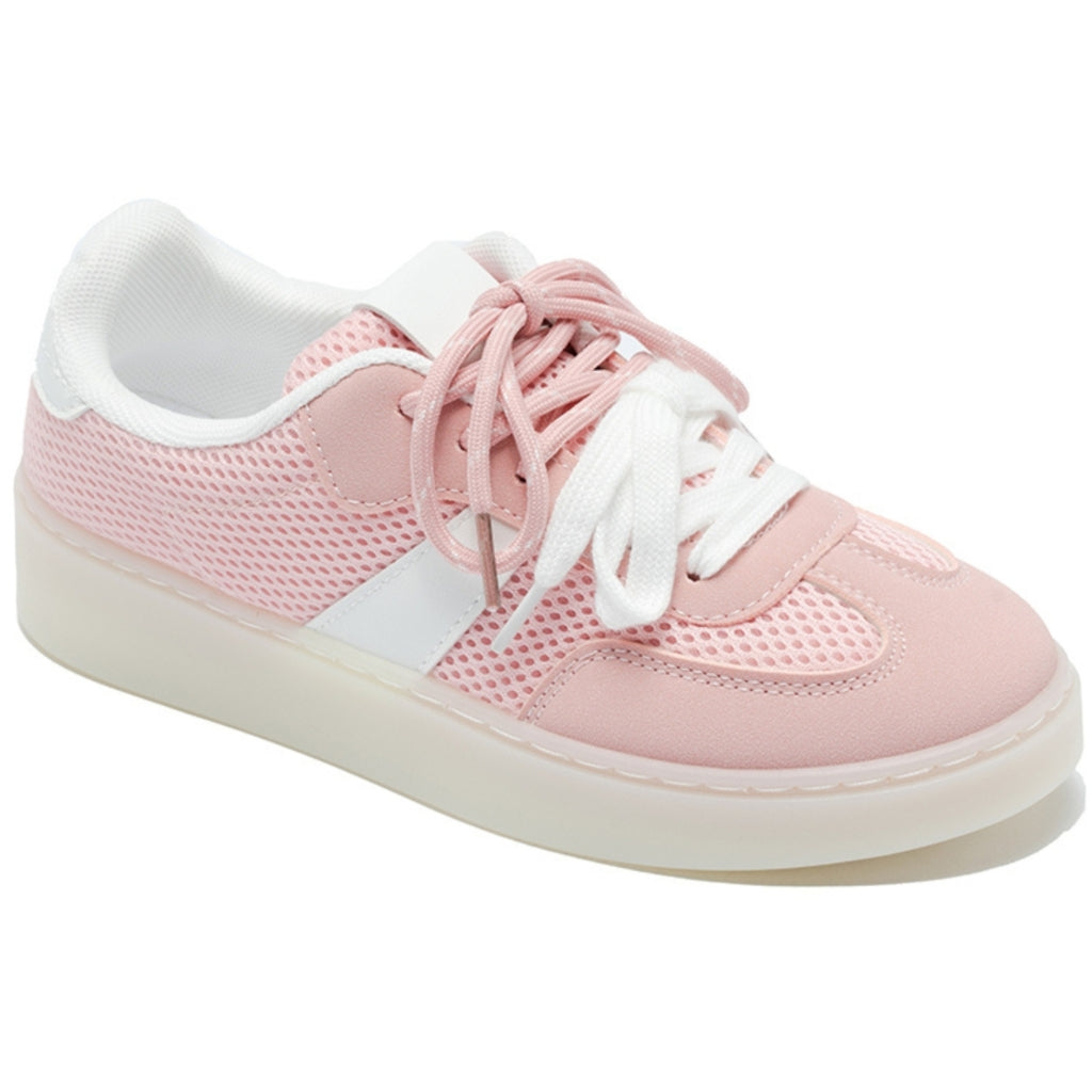 Delia Dame Sneakers 6501   Pink fra Shoes