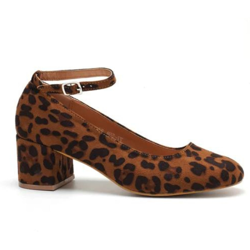 Dominique Dame Sko 77 559 Leopard fra Shoes