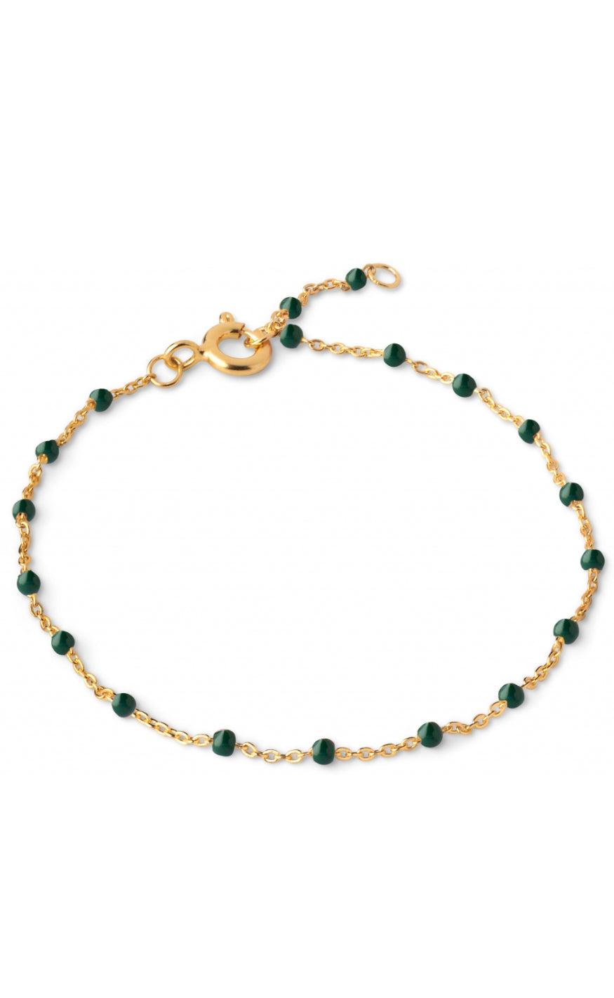 Armbånd   Lola   Petrol Green fra Enamel Copenhagen