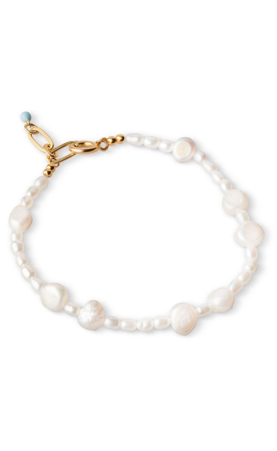 Armbånd   Pearlie   Gold Colour fra Enamel Copenhagen