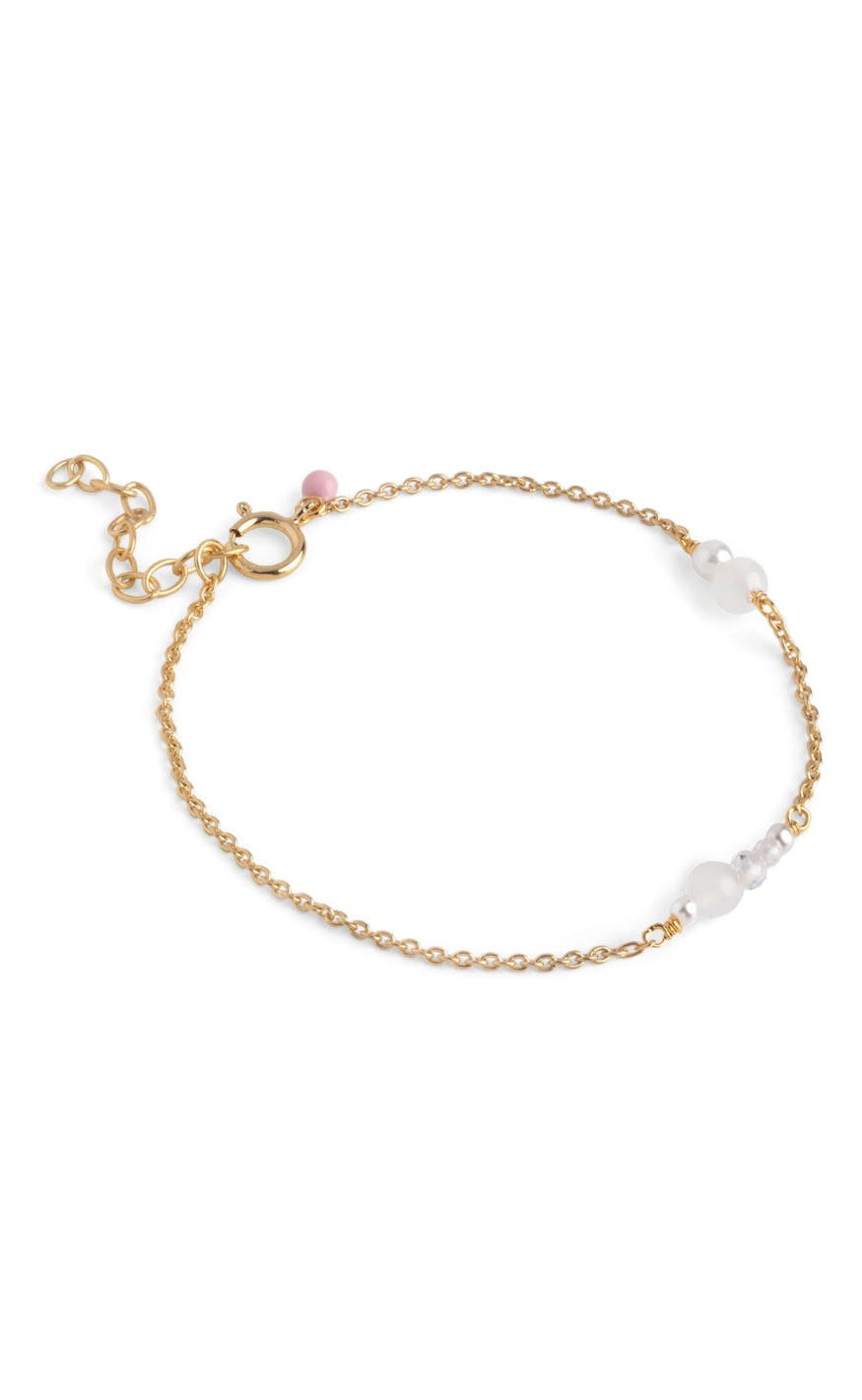 Armbånd   Sofia   White And Pearls fra Enamel Copenhagen