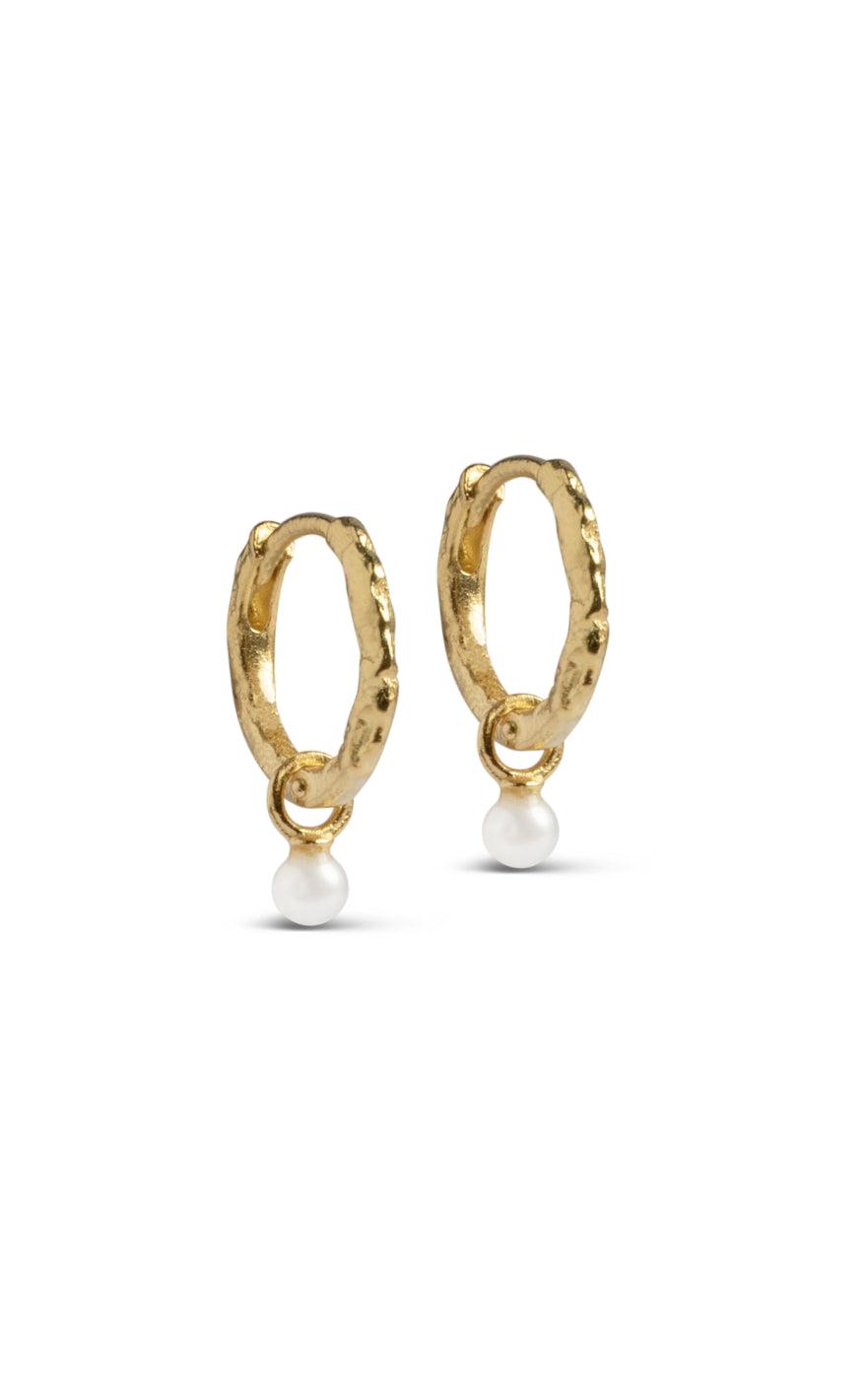 øreringe   Belle Pearl   Gold Colour fra Enamel Copenhagen