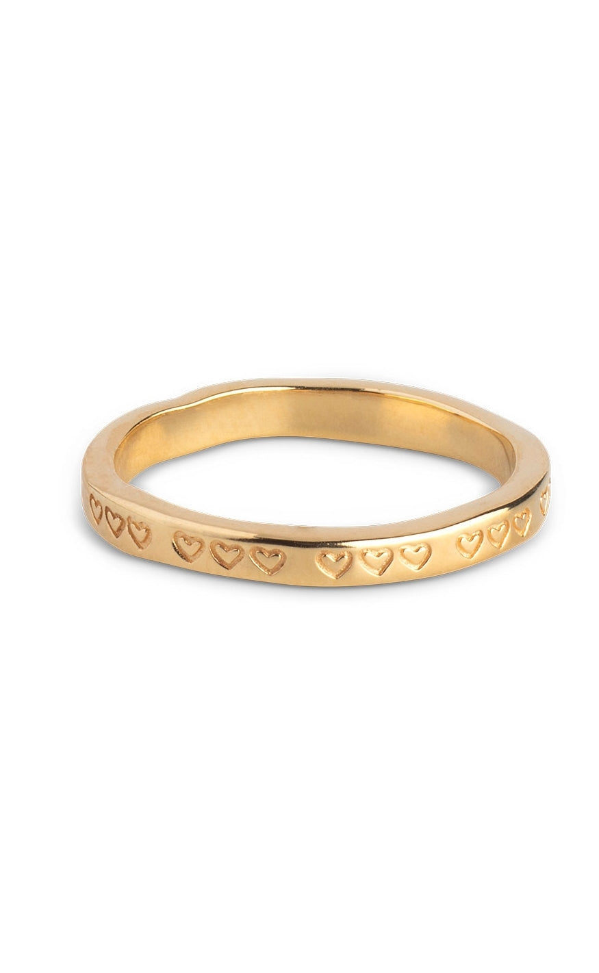 Ring   Heart   Gold fra Enamel Copenhagen