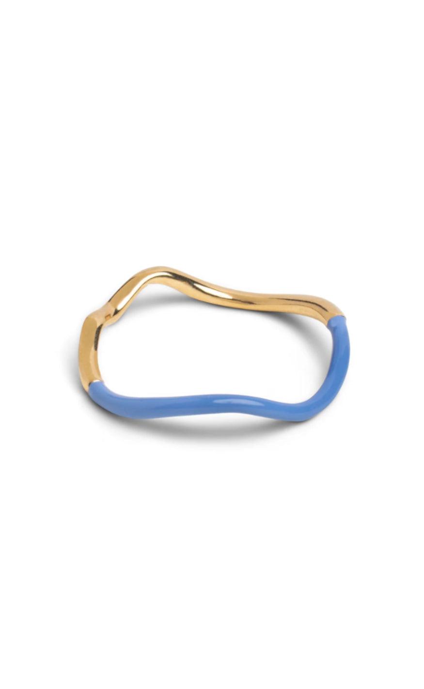 Ring   Sway   Cornflower fra Enamel Copenhagen