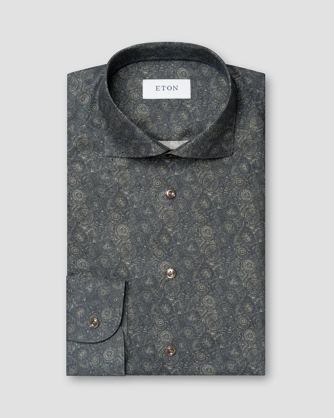 Motif Signature Twill Shirt fra Eton