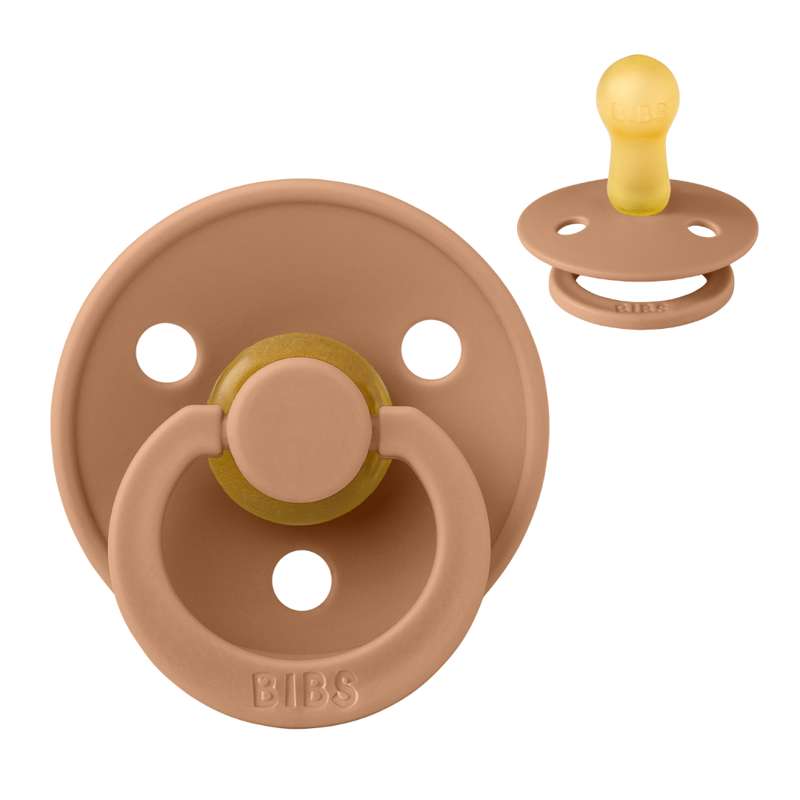 Rund Colour Sut   Str. 2   Naturgummi   Earth fra Bibs