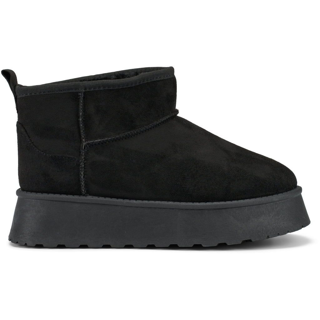 Elodie Dame Bamsestøvler 2564   Black fra Shoes